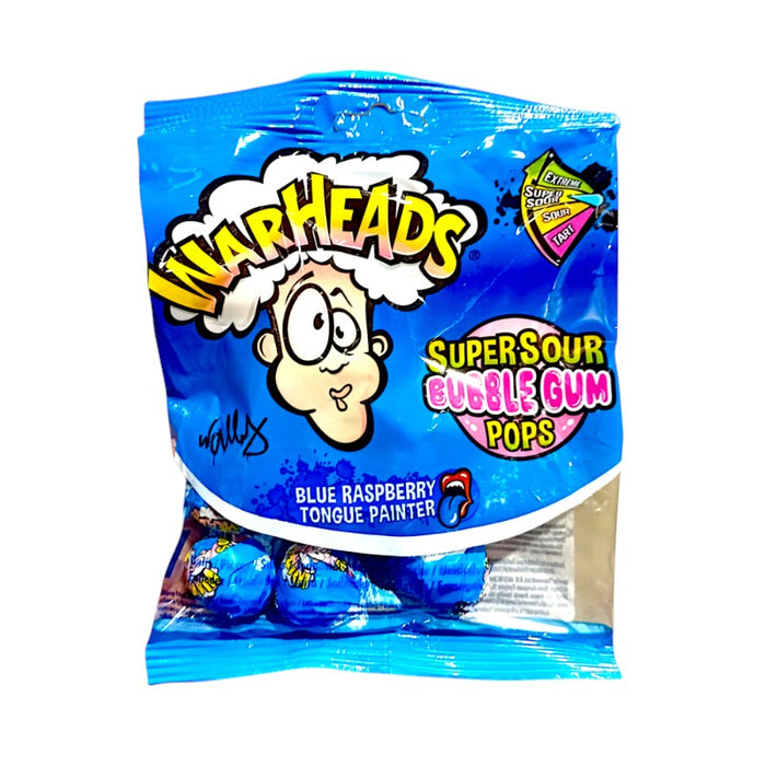CANDY WARHEADS 7 x 15 GR CHICLES SUPERÁCIDOS FRAMBUESA AZUL
