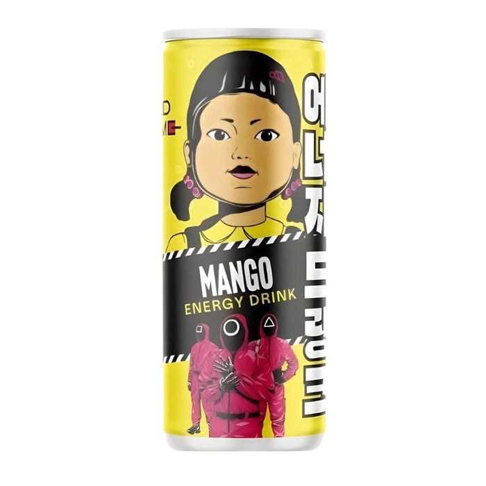BEBIDA ENERGÉTICA DE MANGO BEVER SQUID GAME 250 ML