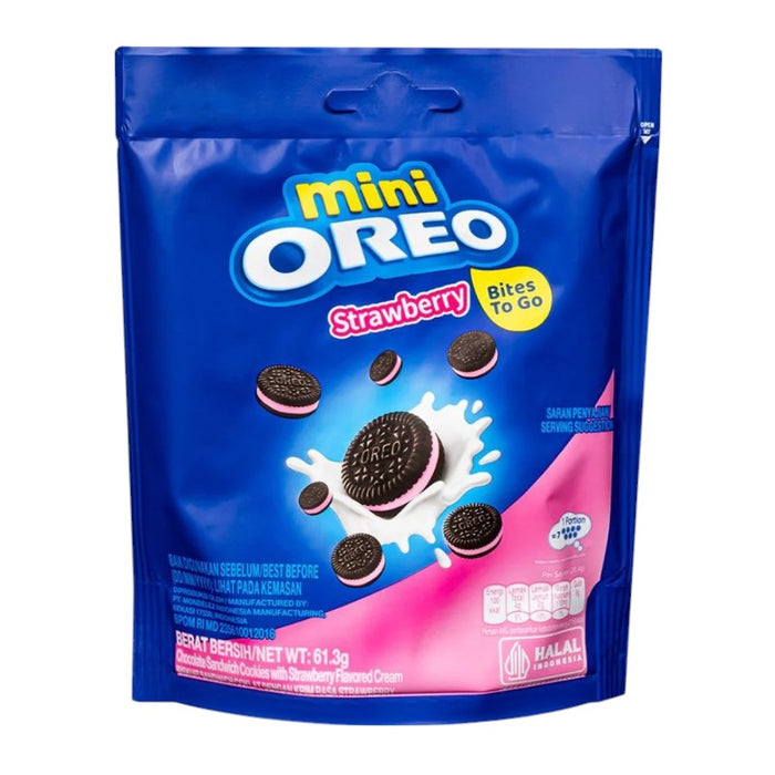COOKI OREO 61.3 GR MINI BOLSA DE FRESA