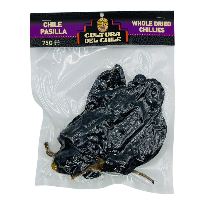 CHILE CULTURA DEL CHILE 75 GR SECO RETAIL PASILLA