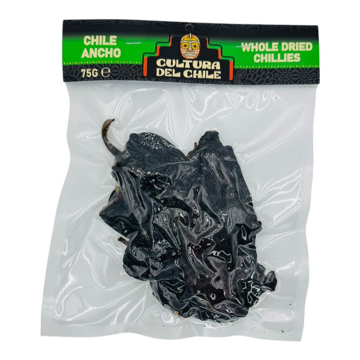 CHILE CULTURA DEL CHILE 75 GR SECO RETAIL ANCHO
