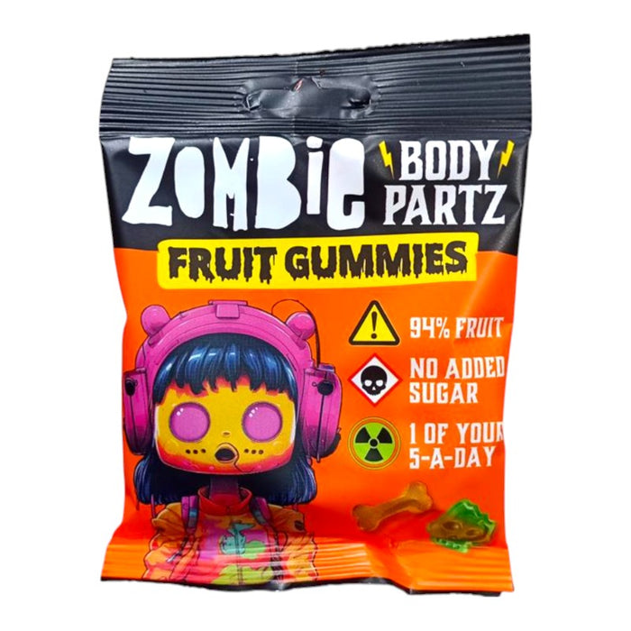GOMITAS CANDY ZOMBIE 35 GR FRUIT BODY PARTZ