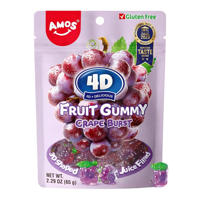 CANDY AMOS 65 GR 4D GOMITAS DE POMA JUICY BURST