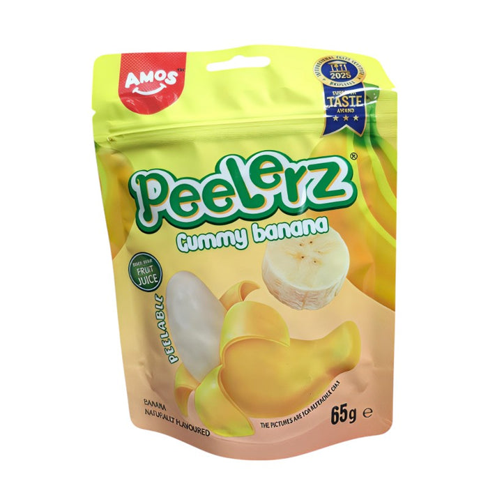 CANDY AMOS 65 GR PEELERZ GOMITAS DE PLÁTANO