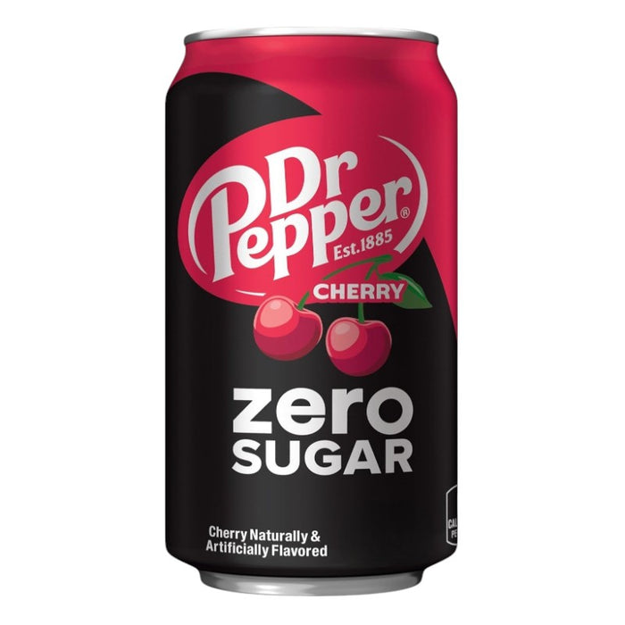 BEBIDA DR PEPPER 330 ML CHERRY CRUSH CERO AZÚCAR