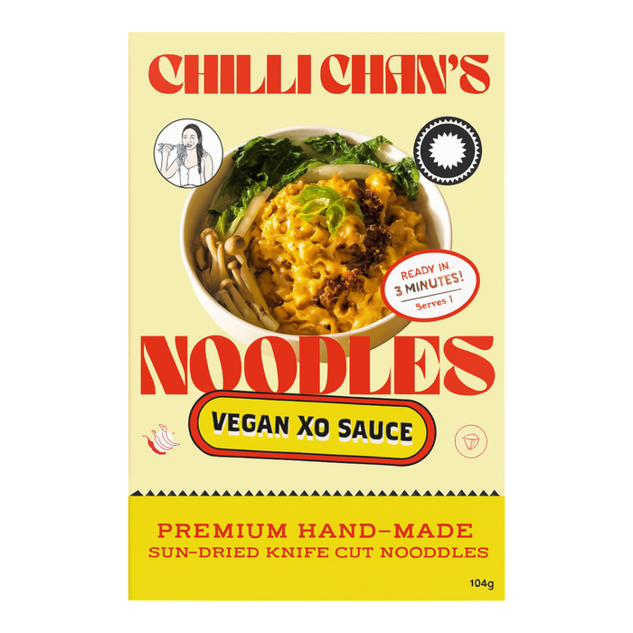 XPROD CHILLI CHANS 104 GR VEGAN XO SAUCE NOODLES (20 UN)