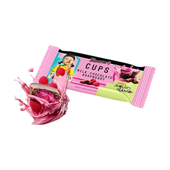 CANDY YUMMERS 40 GR TAZA DE CALAMAR CON CHOCOLATE CON LECHE Y FRAMBUESA