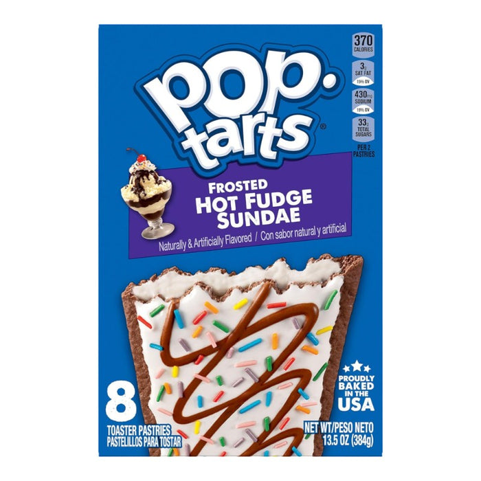 PASTR POP TARTS 4 x 2 x 48 GR SUNDAE DE FUDGE CALIENTE ESCARCHADO