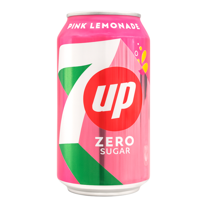 BEBIDA 7UP LATA DE LIMONADA ROSA DE 330 ML