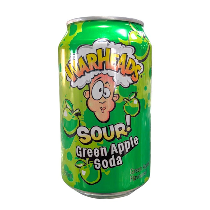 BEVER WARHEADS 330 ML REFRESCO ÁCIDO MANZANA VERDE (PFAND)