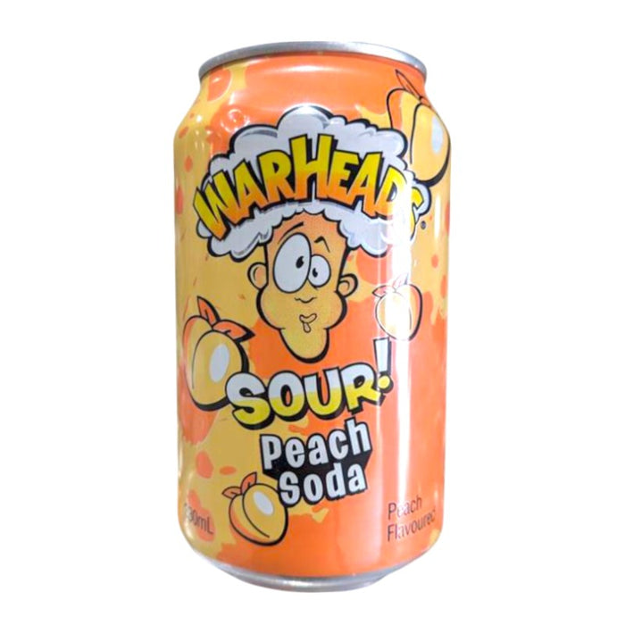 BEVER WARHEADS 330 ML REFRESCO AGRIO MELOCOTÓN (PFAND)