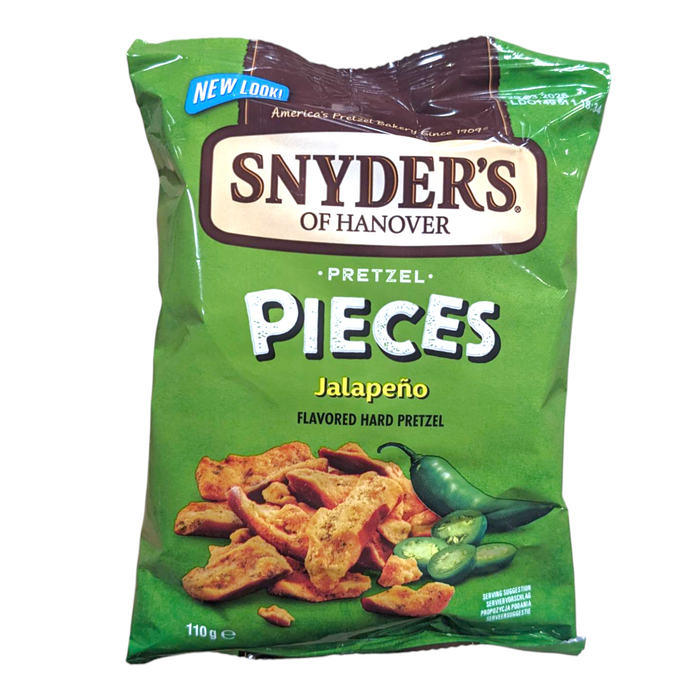 SNACK SNYDERS 110 GR PRETZEL PIECES JALAPENO