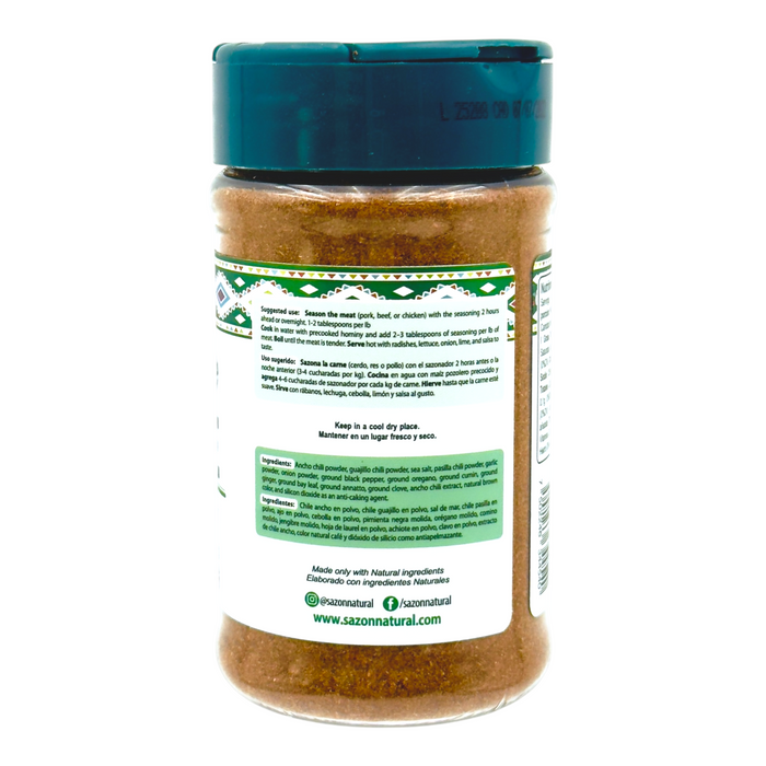 SAZON NATURAL 142 GR SAZONADOR PARA POZOLE