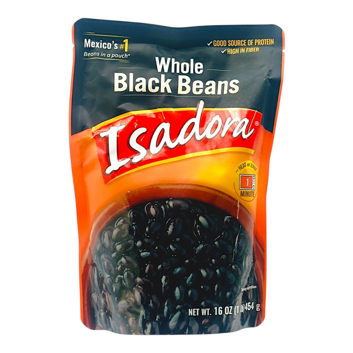 FRIJO ISADORA 454 GR FRIJOLES NEGROS ENTEROS POUCH (DE/NL/FR)