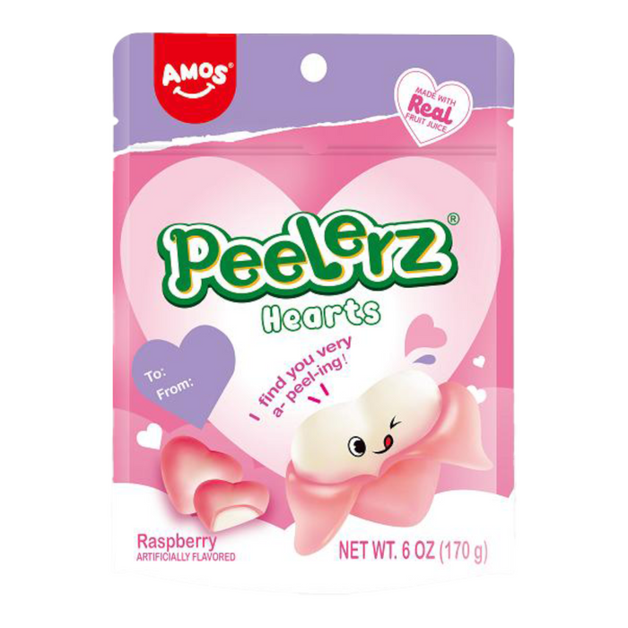 CANDY AMOS 65 GR PEELERZ GUMMY HEARTS