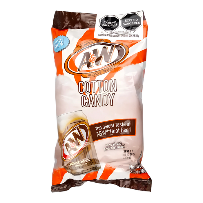 CANDY COTTON CANDY 88 GR A&W ROOT BEER PUNCH