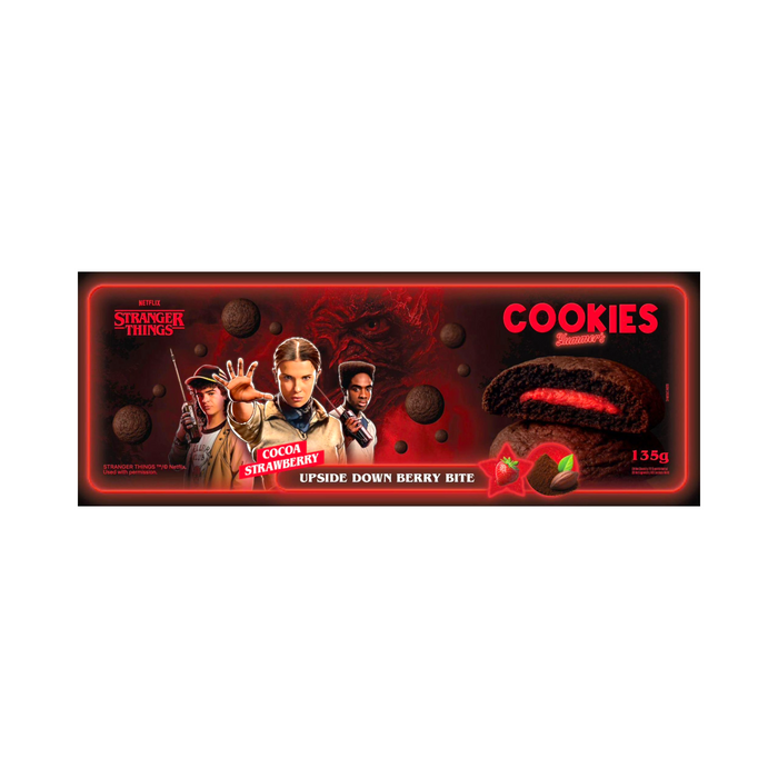 COOKI YUMMERS 140 GR STRANGER THINGS CHOCOLATE STRAWBERRY