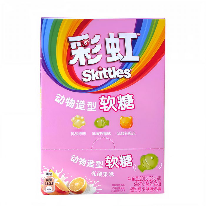 CANDY SKITTLES 25 GR LACTIC ACID FRUIT ASIAN