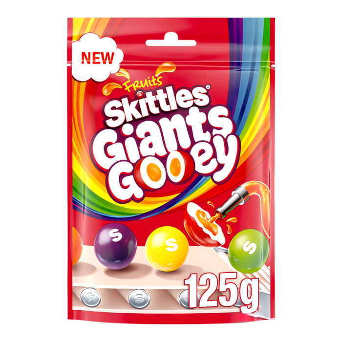CANDY SKITTLES 125 GR GIANTS GOOEY POUCH