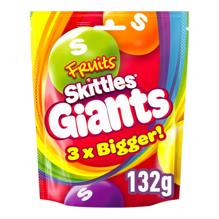 CANDY SKITTLES 132 GR FRUIT GIANTS