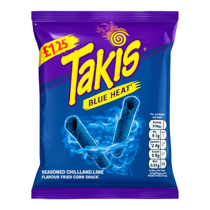 SNACK TAKIS 25.55 GR BLUE HEAT