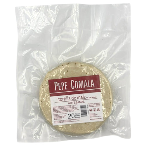 TORTI PEPE COMALA 480 GR TORTILLA DE MAIZ 15 CM
