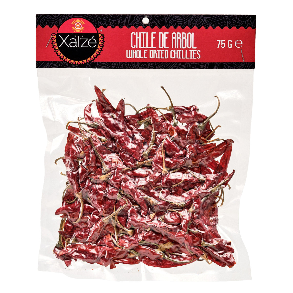 CHILE XATZE 75 GR SECO RETAIL ARBOL VACIO (15 UN)