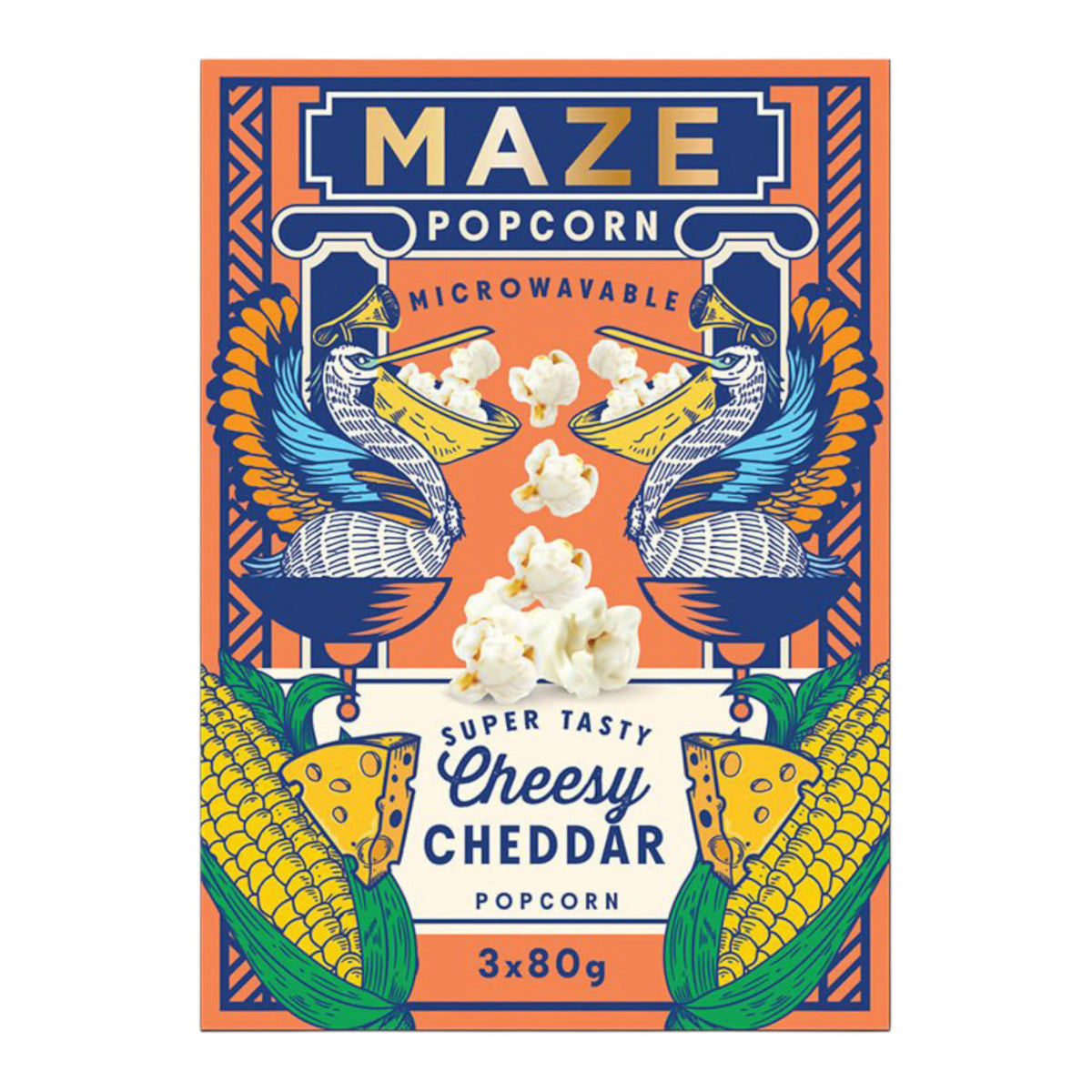 SNACK MAZE 240 GR POPCORN-KÄSE