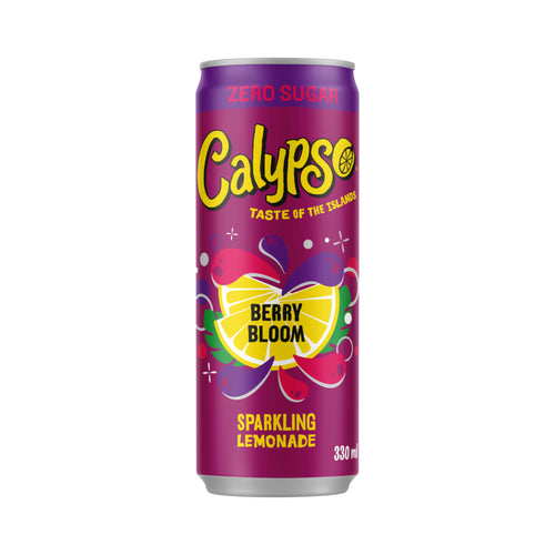 BEVER CALYPSO 330 ML BERRY BLOOM ZERO SUGAR