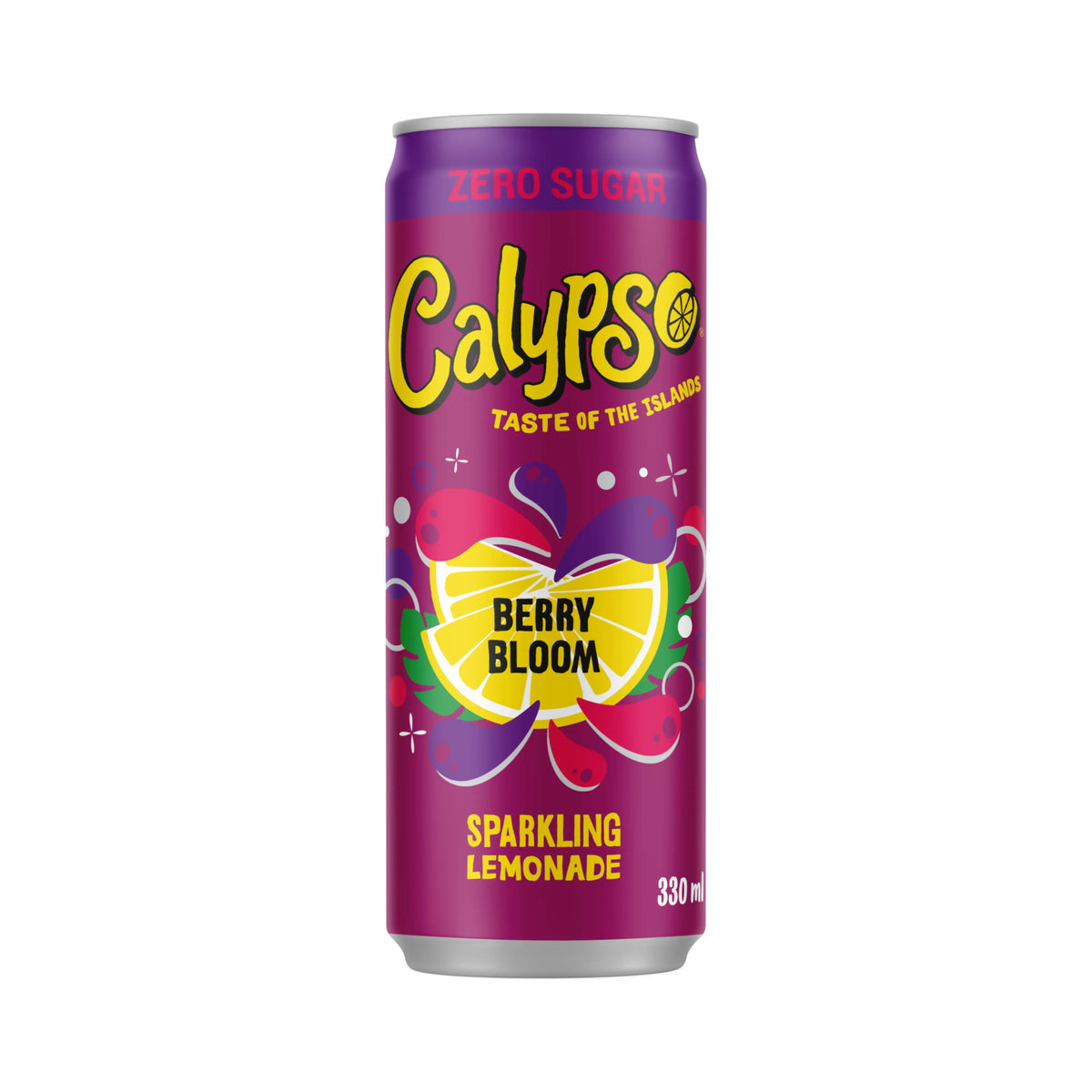 BEVER CALYPSO 330 ML BERRY BLOOM ZERO SUGAR