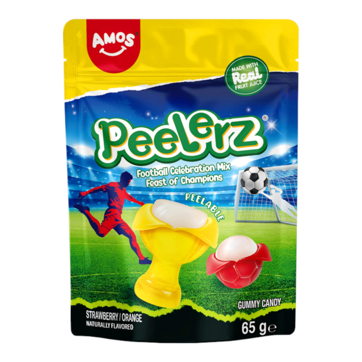 CANDY AMOS 65 GR PEELERZ WORLD CUP GUMMY