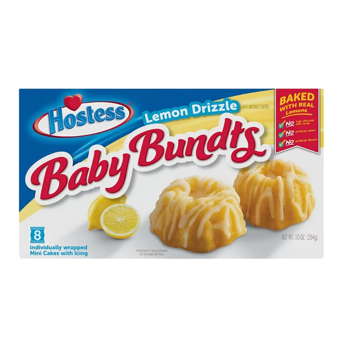 XPROD HOSTESS 8 x 35 GR BABY BUNDTS LLOVIZNA DE LIMÓN