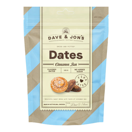 SNACK DAVE & JON'S 125 GR DATTELN ZIMTBRÖTCHEN