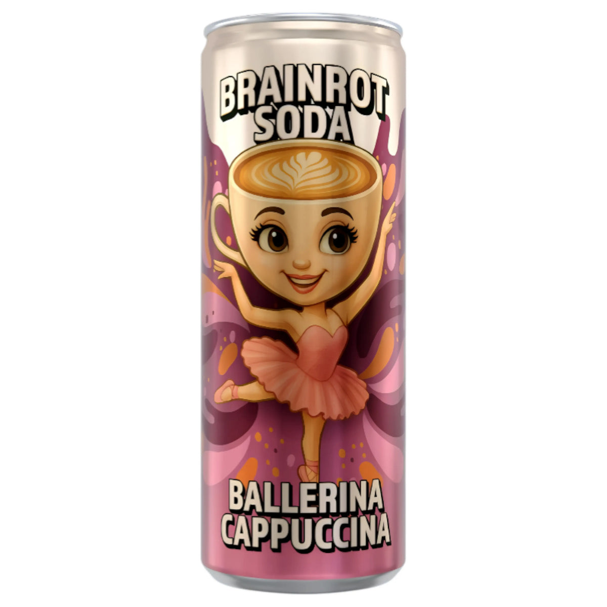 BEVER BRAINROT 250 ML SODA BALLERINA CAPPUCCINA