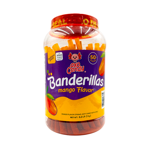 CARAMELO AXOLOTL 50 x 20 GR BANDERILLA MANGO VITROLERO