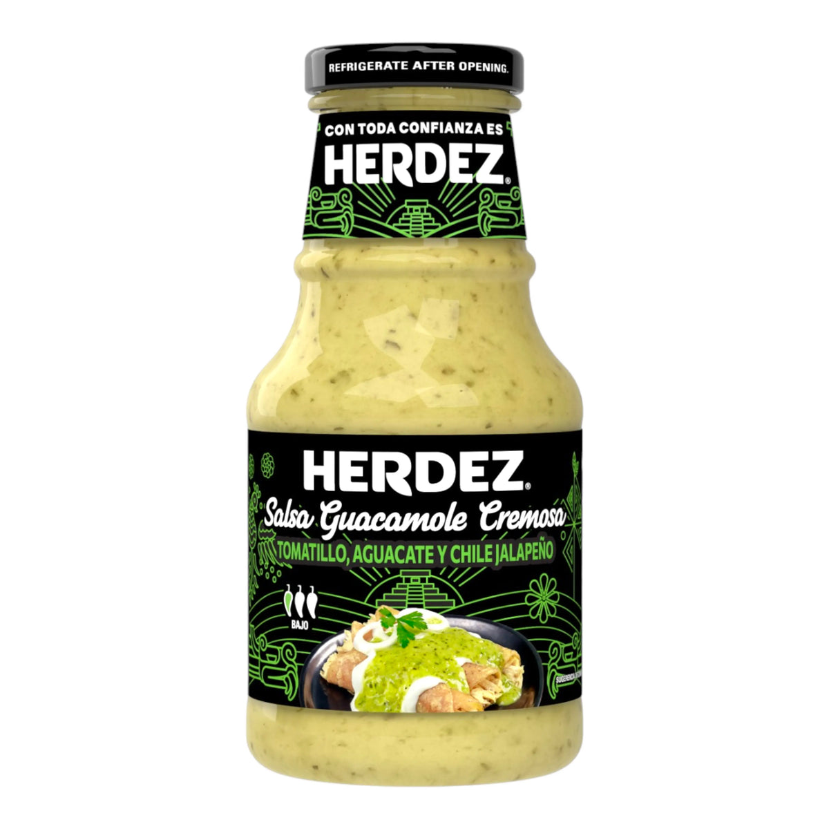 SALSA HERDEZ 240 GR SALSA GUACAMOLE CREMOSA GLAS (EU)
