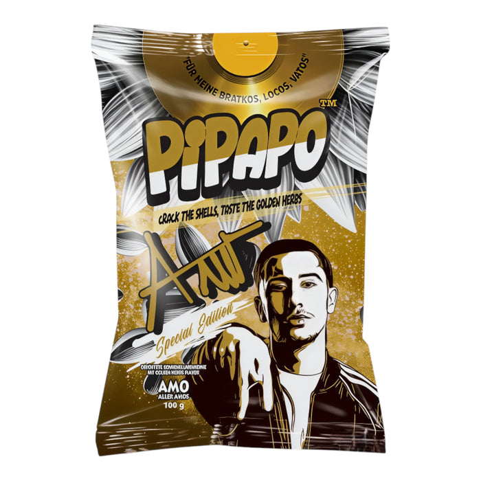 SNACK PIPAPO 100 GR SUNFLOWER SEEDS GOLDEN HERBS