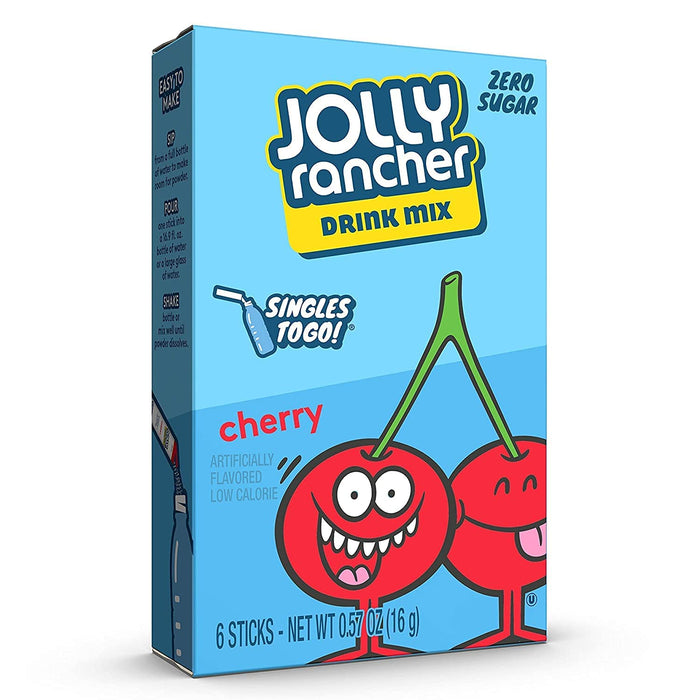 XPROD JOLLY RANCHER 6 x 2.5 GR SINGLES CHERRY
