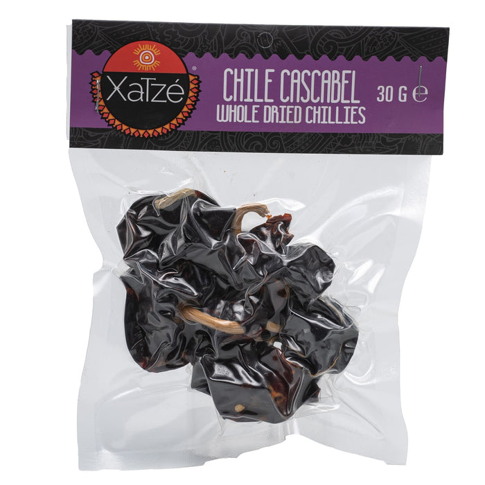 CHILE XATZE 30 GR SECO RETAIL CASCABEL VACIO (10 UN)