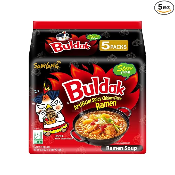 PDISH BULDAK 5 x 145 GR SCHARFE HÜHNCHEN-NUDELN