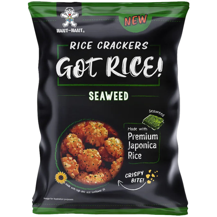 SNACK WANT WANT 100 GR GOT RICE SEAWEED