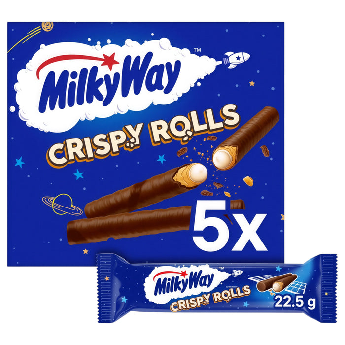 CANDY MILKY WAY 5 x 22.5 GR CRISPY ROLLS