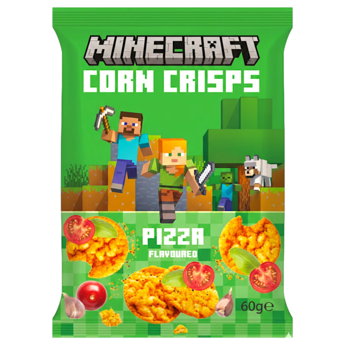 SNACK MINECRAFT 60 GR CORN CRISPS PIZZA | 12 x 60g