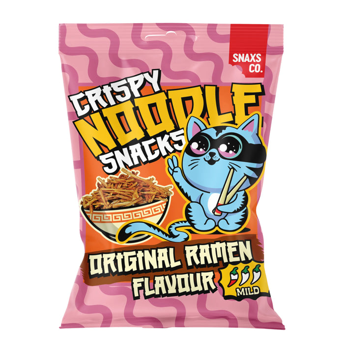 SNACK SNAXS CO 60 GR CRISPY NOODLE SNACKS ORIGINAL RAMEN | 24 x 60g