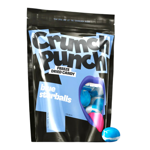 Candy Crunch Punch 50 g blaue Sternbälle
