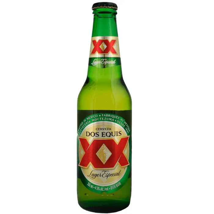 BEVER DOS EQUIS 355 ML LAGER BEER GLASS | 24 x 355ml
