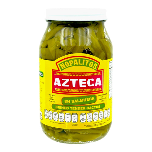VEGET AZTECA 460 GR NOPAL TIRAS FRASCO