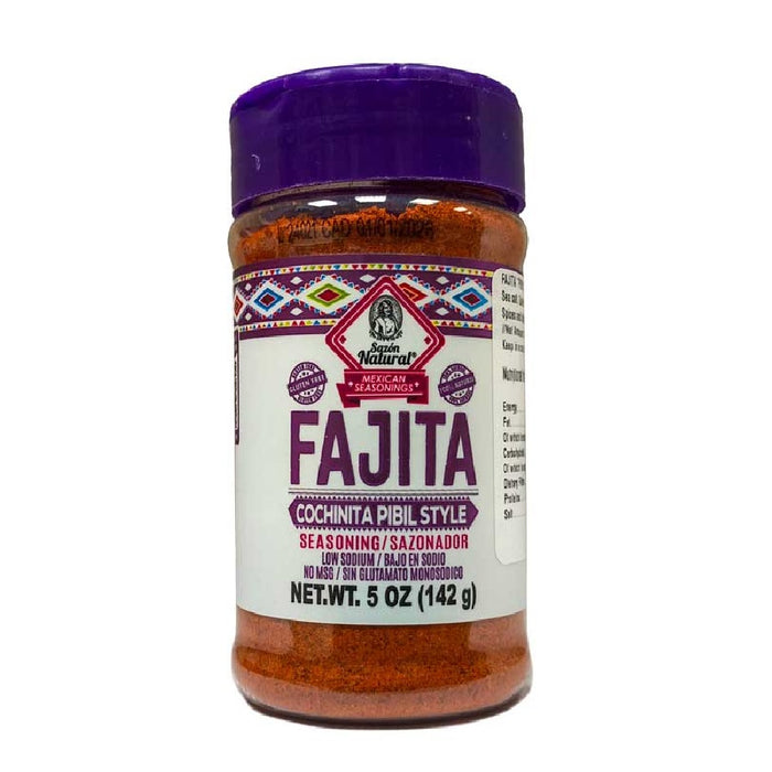 SAZON NATURAL 142 GR PARA FAJITA COCHINITA PIBIL