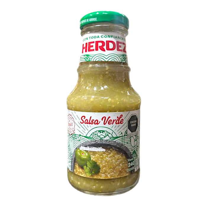 SALSA HERDEZ 240 GR SALSA VERDE GLASS | 12 x 240g