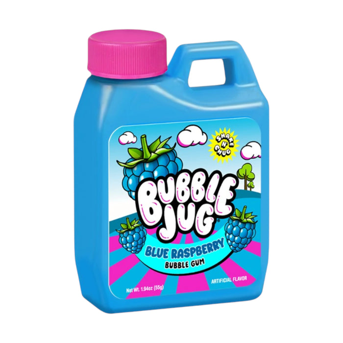CANDY BUBBLE JUG 12 x 56 GR BLUE RASPBERRY